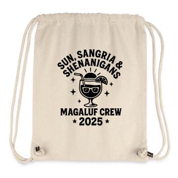 Sun, Sangria & Shenanigans Magaluf Crew 2025 - Stanley/Stella Recycled Gym Bag - natural - Front