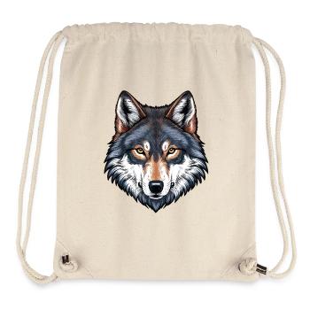 Wolf - Stanley/Stella Recycled Gym Bag - natural - Front