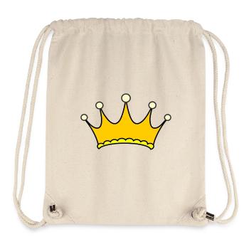 Einfache Krone - Stanley/Stella recycelter Gym Bag - Naturweiß - Vorne