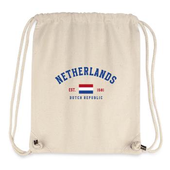 Netherlands Est 1581 - Stanley/Stella Recycled Gym Bag - natural - Front