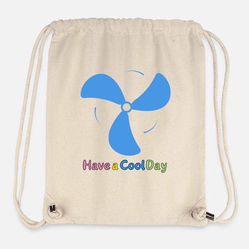 Einen kühlen Tag - Stanley/Stella recycelter Gym Bag - Naturweiß