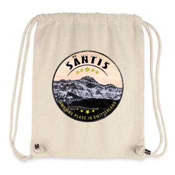 SÄNTIS Amazing place in Switzerland - Stanley/Stella recycelter Gym Bag - Naturweiß - Vorne