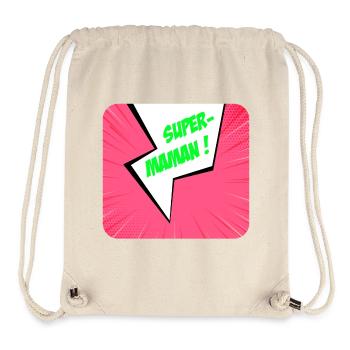 Supermom, Superheldin. Beste Mama. Comicbuch. - Stanley/Stella recycelter Gym Bag - Naturweiß - Vorne