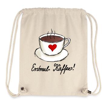 First of all, coffee, I love coffee - Stanley/Stella Recycled Gym Bag - natural - Front