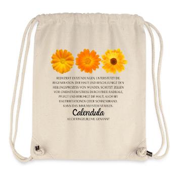 Ringelblumen Design - Stanley/Stella recycelter Gym Bag - Naturweiß - Vorne