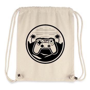 Game Controller Graphics - Stanley/Stella Recycled Gym Bag - natural - Front