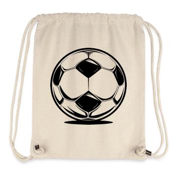 Fußball Grafik - Stanley/Stella recycelter Gym Bag - Naturweiß - Vorne