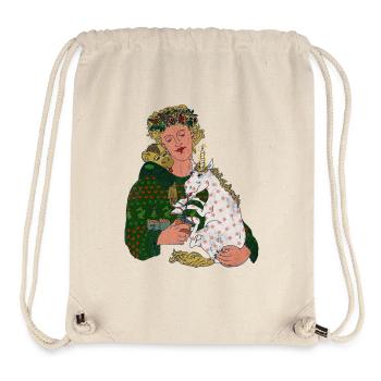 Cozy Christmas, celebrations with friends - Stanley/Stella Recycled Gym Bag - natural - Front