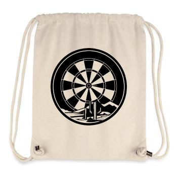 Dart Drawing - Stanley/Stella Recycled Gym Bag - natural - Front