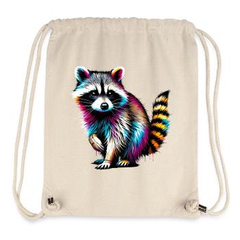 Waschbär - Stanley/Stella recycelter Gym Bag - Naturweiß - Vorne