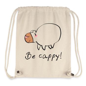 Ne vous inquiétez pas, soyez cappy - Sac à cordon recyclé Stanley/Stella - blanc naturel - Devant