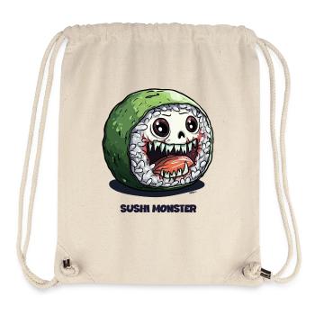 Sushi Monster - Sac à cordon recyclé Stanley/Stella - blanc naturel - Devant