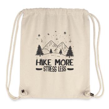 Hike more... - Stanley/Stella recycelter Gym Bag - Naturweiß - Vorne