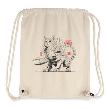 CrabKitty - Sac à cordon recyclé Stanley/Stella - blanc naturel - Devant