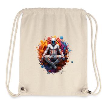 Space Yogi - Stanley/Stella recycelter Gym Bag - Naturweiß - Vorne