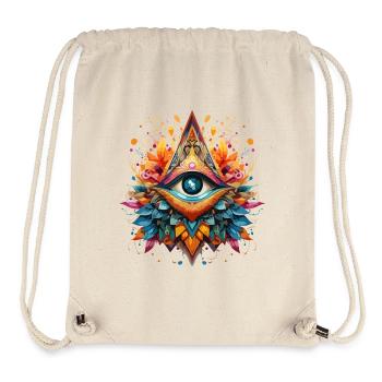 All-Seeing Eye - Stanley/Stella Recycled Gym Bag - natural - Front
