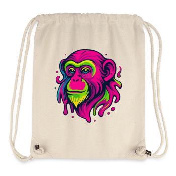 Neon Affe - Stanley/Stella recycelter Gym Bag - Naturweiß - Vorne