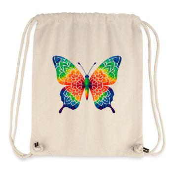 WPAP Stil Tiere - Schmetterling - Stanley/Stella recycelter Gym Bag - Naturweiß - Vorne