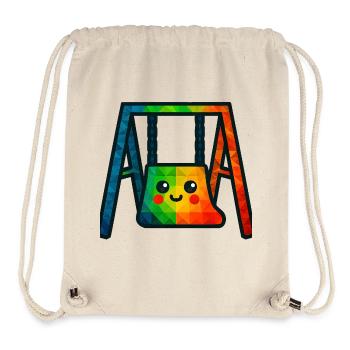 WPAP Polygon Kawaii Style Baby Toy Swing - Stanley/Stella Recycled Gym Bag - natural - Front