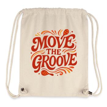 MOVE THE GROOVE Maracas: Lateinamerikanischer Rhythmus - Stanley/Stella recycelter Gym Bag - Naturweiß - Vorne