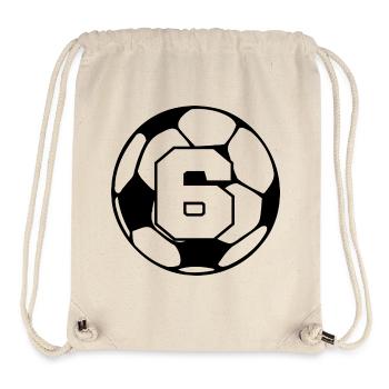Issue 6 football - 6th anniversary - Stanley/Stella Recycled Gym Bag - natural - Front