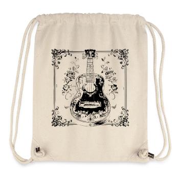 Lustige Ukulele - Stanley/Stella recycelter Gym Bag - Naturweiß - Vorne