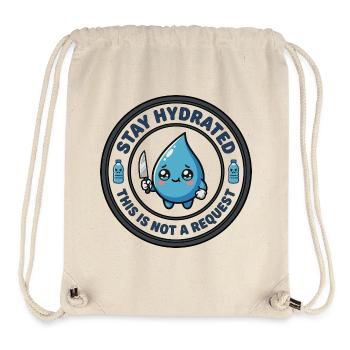 Stay Hydrated Killer Cute - Stanley/Stella Recycled Gym Bag - natural - Front