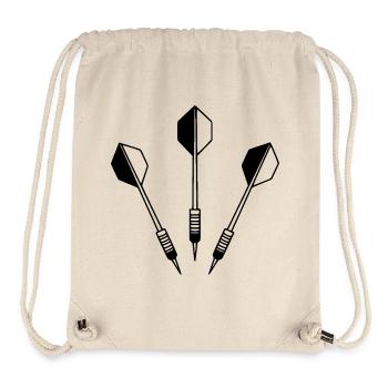 Dartpfeile - Stanley/Stella recycelter Gym Bag - Naturweiß - Vorne