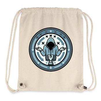 Emblème perdant Logo Looser Gaming - Sac à cordon recyclé Stanley/Stella - blanc naturel - Devant