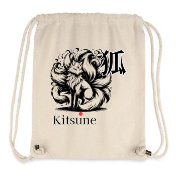 Kitsune Graffiti-Fuchszeichen - Stanley/Stella recycelter Gym Bag - Naturweiß - Vorne