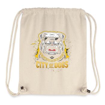 City Of Dogs - Stanley/Stella recycelter Gym Bag - Naturweiß - Vorne