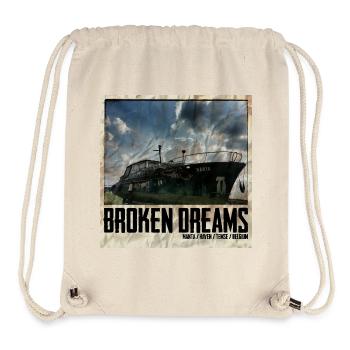 Broken Dreams Boat Art Belgium - Stanley/Stella Recycled Gym Bag - natural - Front