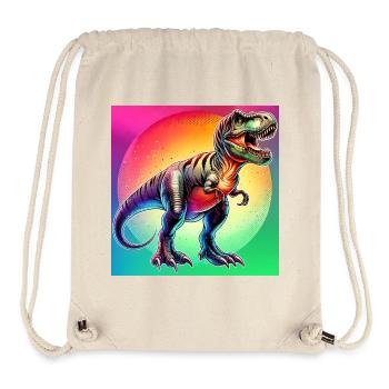 Dinosaurier - Stanley/Stella recycelter Gym Bag - Naturweiß - Vorne