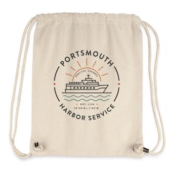 Celebrate Portsmouth's historic naval and maritime - Stanley/Stella Recycled Gym Bag - natural - Front