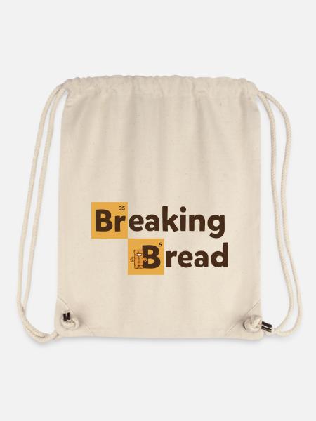Bernd Das Brot Breaking Bread - Stanley/Stella recycelter Gym Bag - Naturweiß
