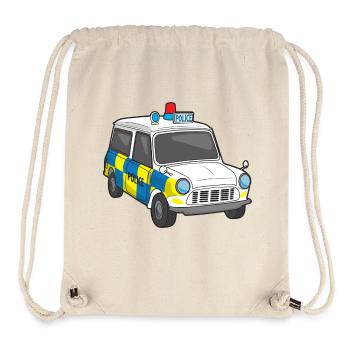 Police Car - Stanley/Stella Recycled Gym Bag - natural - Front