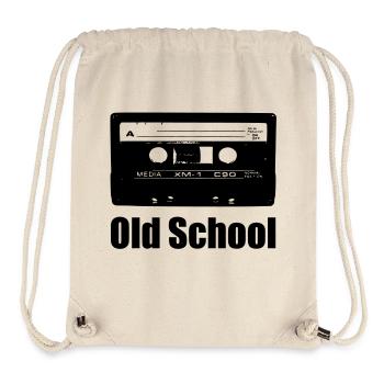 old school - Stanley/Stella recycelter Gym Bag - Naturweiß - Vorne