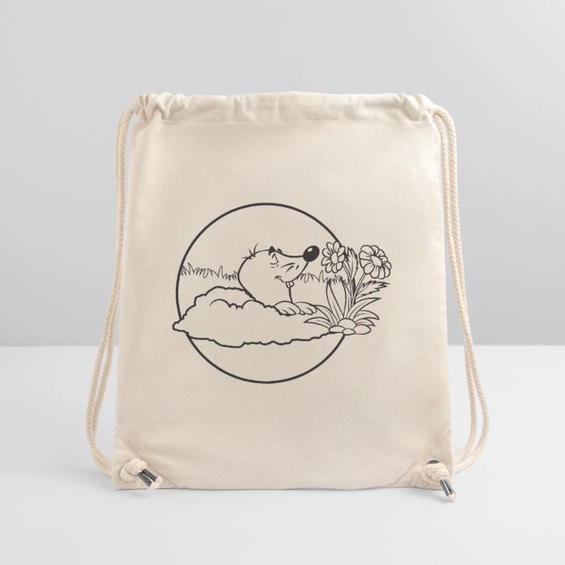Mole Earth Mole Grêle Fleur Odeur Parfum Sp Sac à cordon recyclé Stanley/Stella