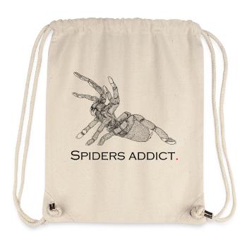 Spiders addict - Sac à cordon recyclé Stanley/Stella - blanc naturel - Devant