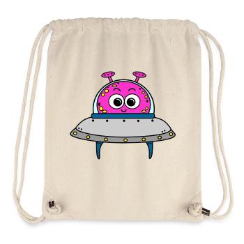 Alien - Stanley/Stella recycelter Gym Bag - Naturweiß - Vorne