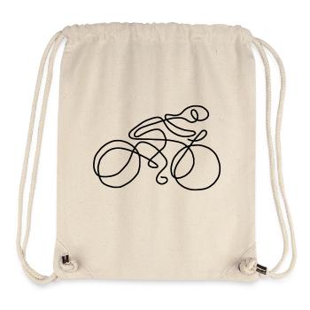 Rennrad fahren - eine Leidenschaft - Stanley/Stella recycelter Gym Bag - Naturweiß - Vorne
