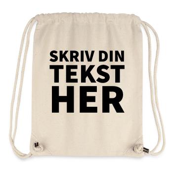 write your text here - Stanley/Stella Recycled Gym Bag - natural - Front