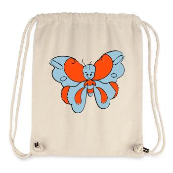 Colorful Butterfly > Vector Graphic - Stanley/Stella Recycled Gym Bag - natural - Front