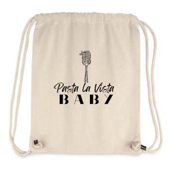 Pasta La Vista Baby - Stanley/Stella recycelter Gym Bag - Naturweiß - Vorne