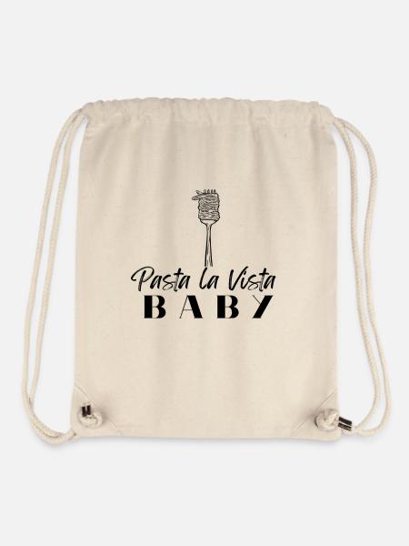 Pasta La Vista Baby - Stanley/Stella recycelter Gym Bag - Naturweiß