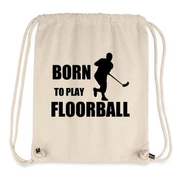 Floorball Ballsport Innebandy Unihockey - Stanley/Stella Recycled Gym Bag - natural - Front