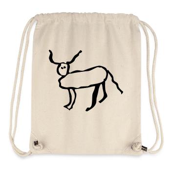 Coucou petite perruche - Sac à cordon recyclé Stanley/Stella - blanc naturel - Devant