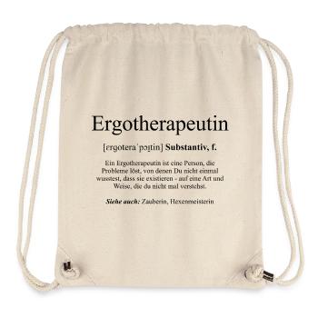 Ergotherapeutin Wortdefinition - Stanley/Stella recycelter Gym Bag - Naturweiß - Vorne