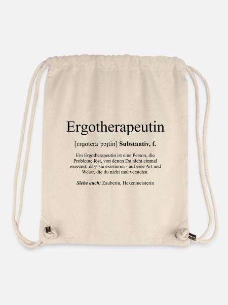 Ergotherapeutin Wortdefinition - Stanley/Stella recycelter Gym Bag - Naturweiß