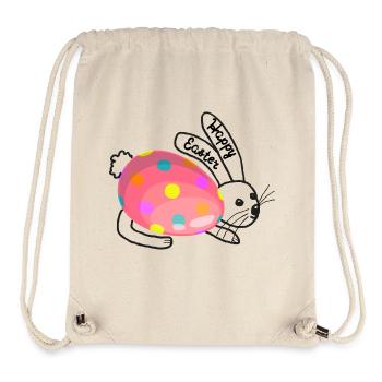 Lapin de Pâques - Sac à cordon recyclé Stanley/Stella - blanc naturel - Devant